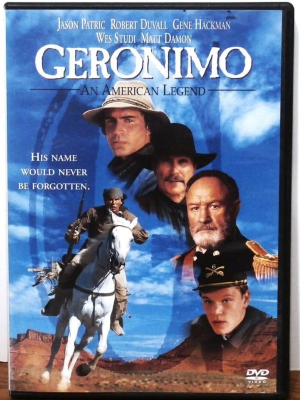 GERONIMO DVD An American Legend, Jason Patric, Robert Duvall, Gene Hackman